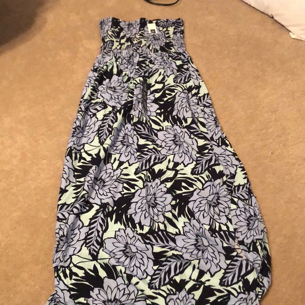 Gap strapless maxi dress